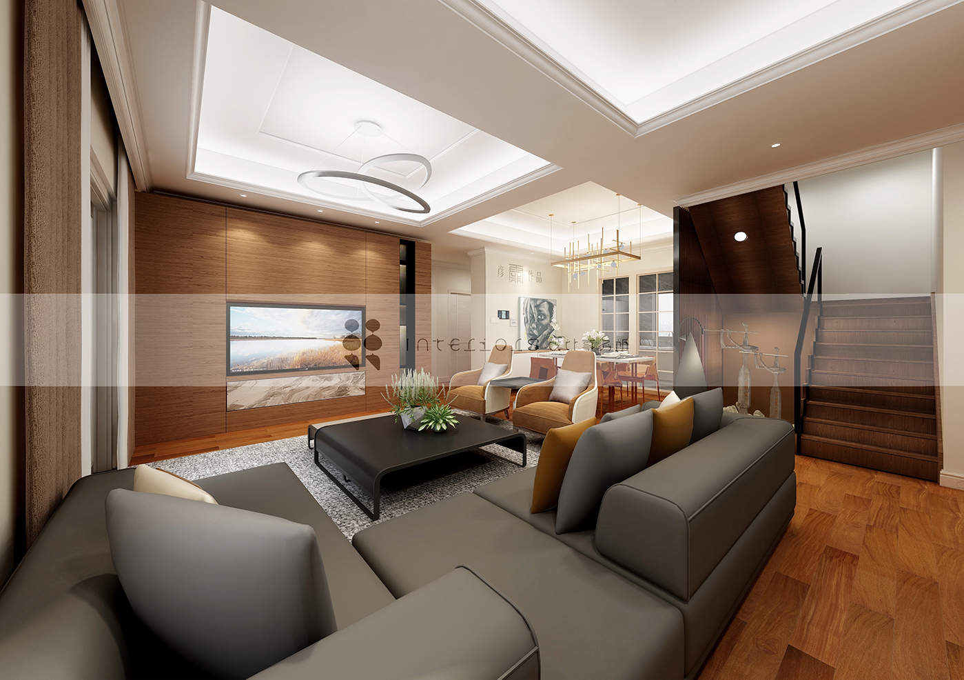 金地天地云墅 142m²平层公寓 - 待删除的栏目 - 8877 Interiors|上海彦霏设计有限公司-上海室内设计|上海软装设计|上海设计事务所